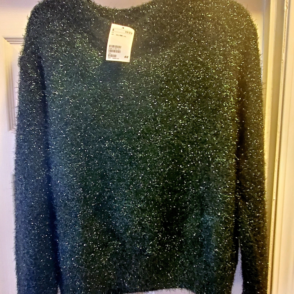 H&M Shimmer Sweater M